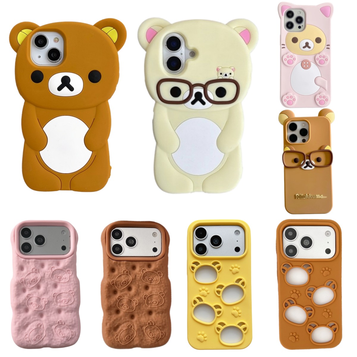 Phone Cases Cute Iphone 14 - غطاء هاتف لطيف للغاية بتصميم دب