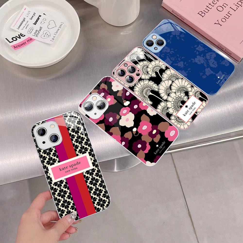 Phone Cases Kate Spade - حافظة هاتف K-Kate S-Spade زهرة من