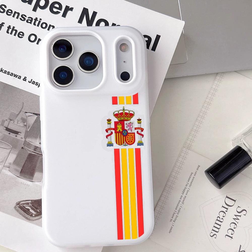 Phone Cases Red - جراب هاتف جديد بتصميم شعار إسبانيا