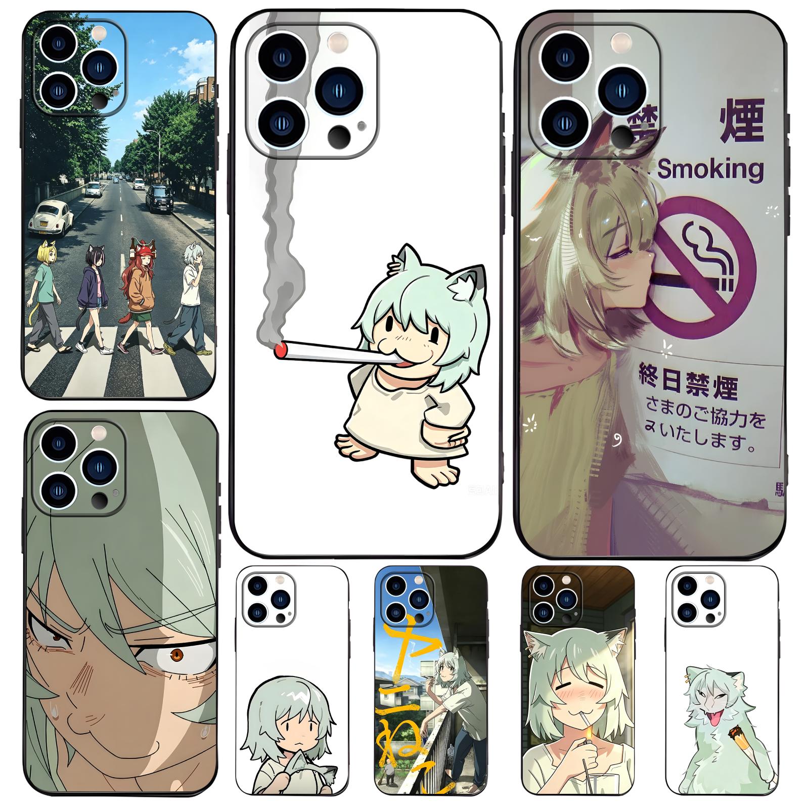 Phone Cases Iphone 13 - حافظة هاتف Chainsmoker Cat لآيفون 17