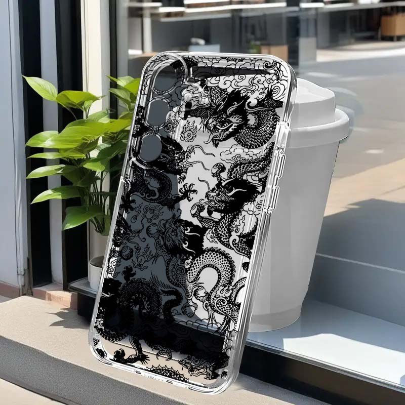Phone Cases Samsung A14 - حافظة هاتف Art Descendants Dragon لهاتف