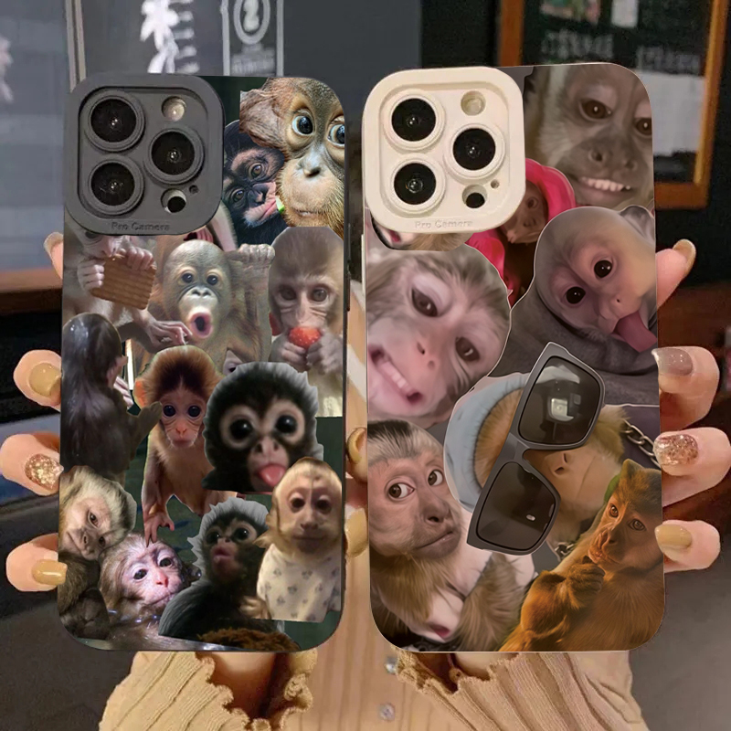 Phone Cases Funny - غطاء هاتف على شكل قرد مضحك