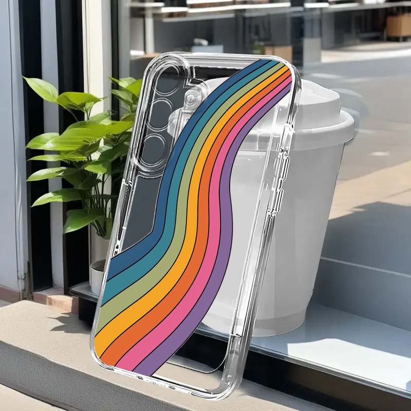 Phone Cases Samsung A14 - غطاء هاتف شفاف من مادة TPU