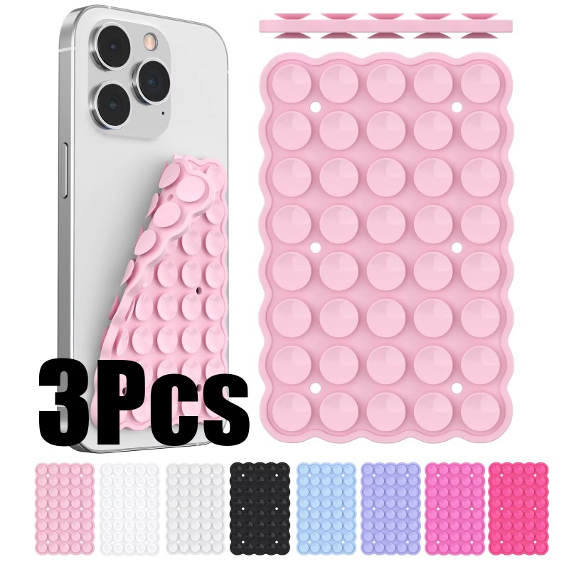 Phone Cases Video - 3 قطع حامل هاتف سيليكون بكأس