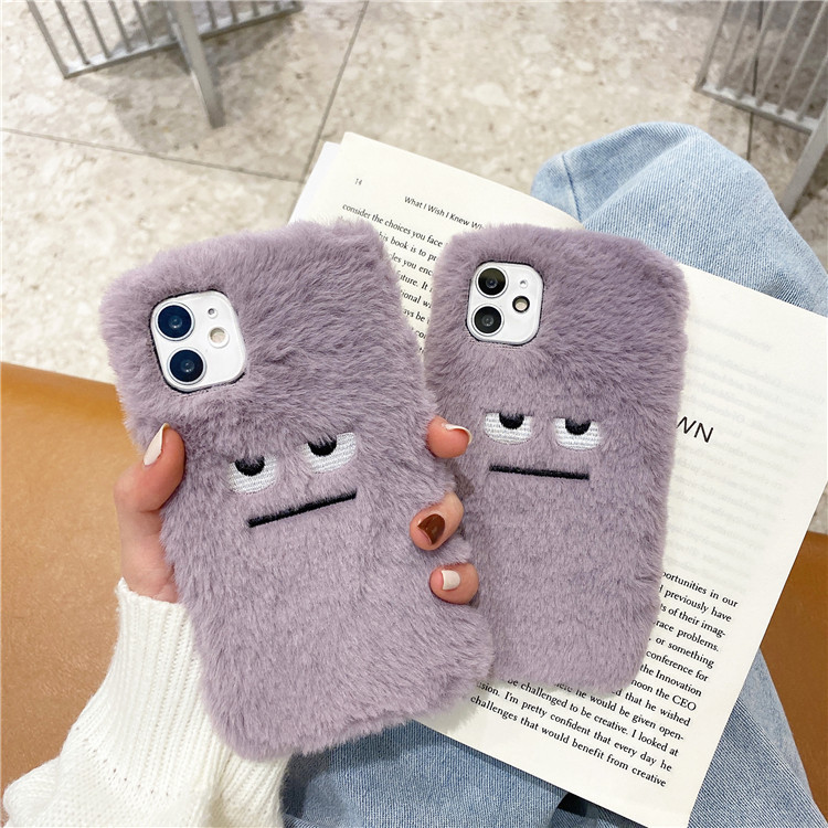 Phone Cases Funny - مضحك أفخم الفراء نمط لينة قضية