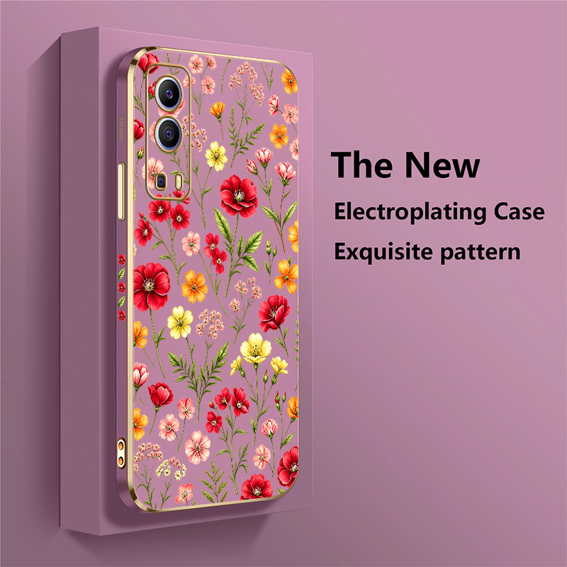 غطاء هاتف بنمط زهور مائية لفيف - مراجعة Phone Cases Vivo وسعره
