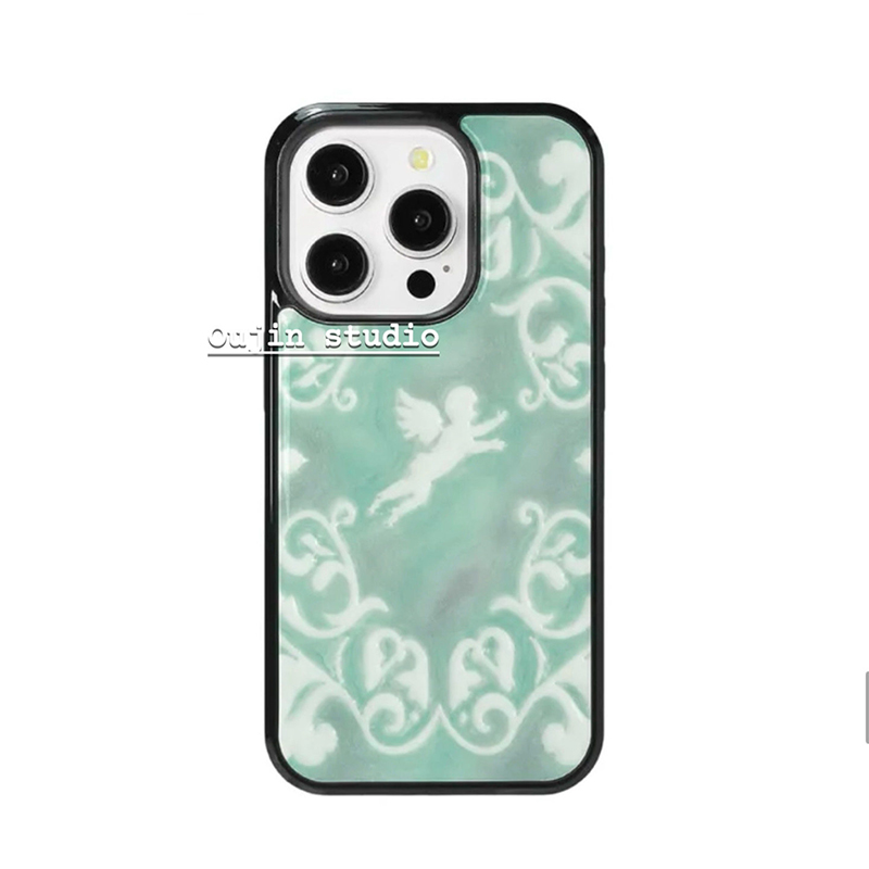 غطاء هاتف بنمط باروكي أخضر نعن - مراجعة Phone Cases Green وسعره