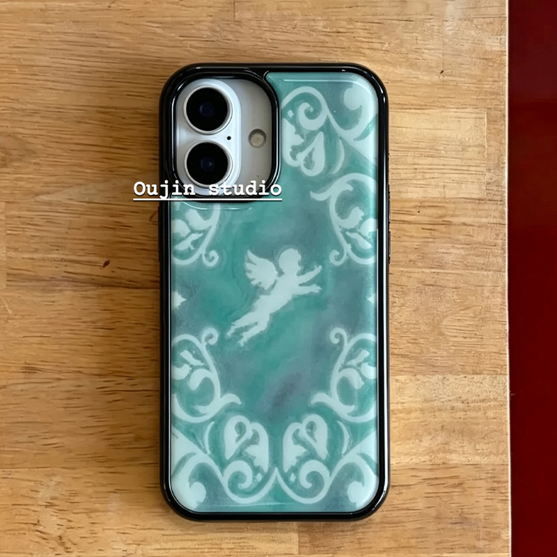 غطاء هاتف بنمط باروكي أخضر نعن - مراجعة Phone Cases Green وسعره