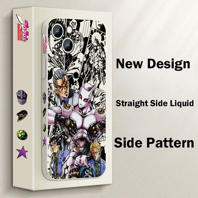جراب هاتف سائل بتصميم أنمي JOJ - مراجعة Phone Cases Iphone 13 وسعره