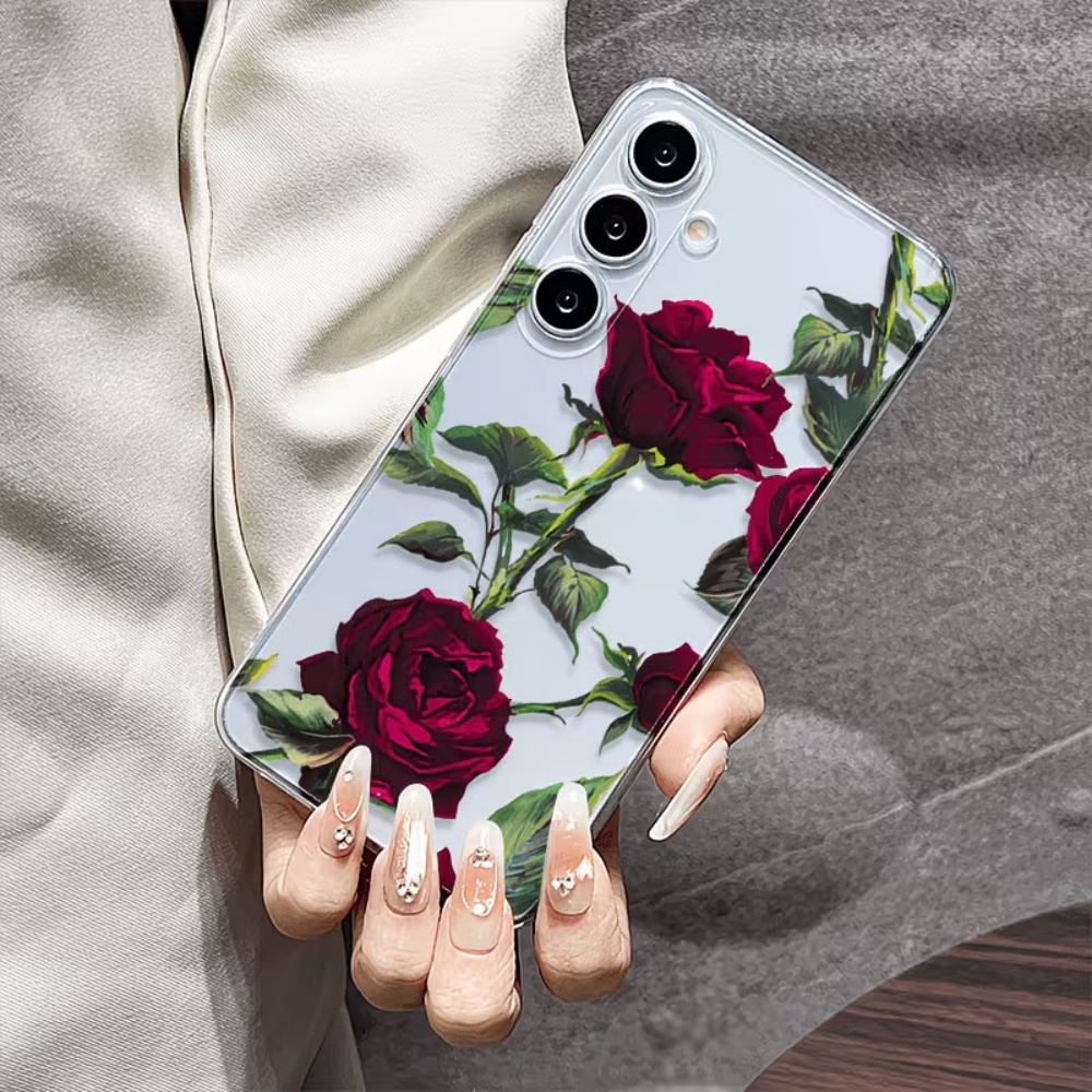 غطاء هاتف شفاف مقاوم للصدمات ب - مراجعة Phone Cases Red وسعره