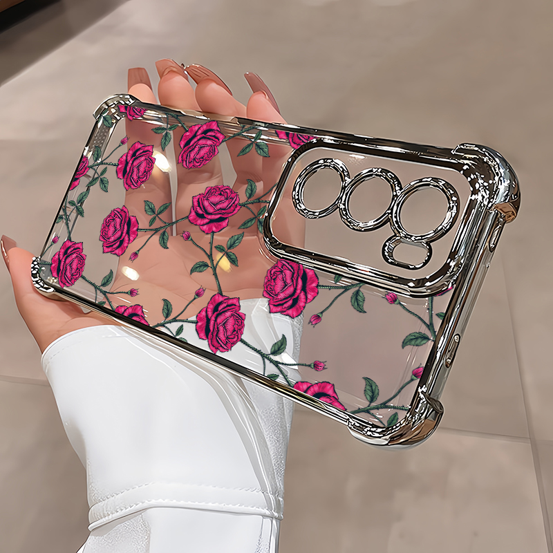 غطاء هاتف مزين برسومات الورود  - مراجعة Phone Cases Vivo وسعره