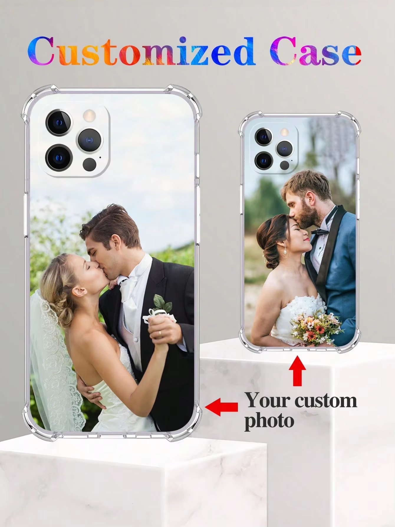 غطاء شفاف مقاوم للصدمات لهواتف - مراجعة Phone Cases With Pictures وسعره