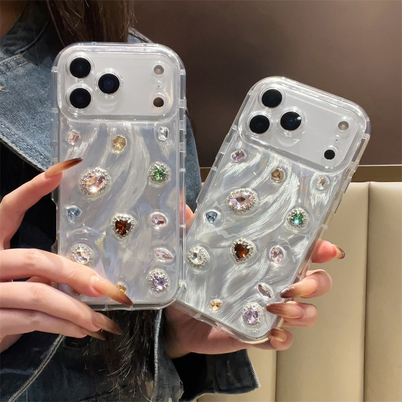 الكورية اللون الأحجار الكريمة  - مراجعة Phone Cases Cute Iphone 14 وسعره