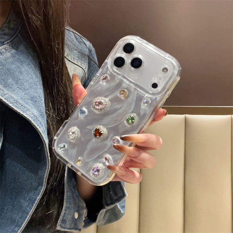 الكورية اللون الأحجار الكريمة  - مراجعة Phone Cases Cute Iphone 14 وسعره