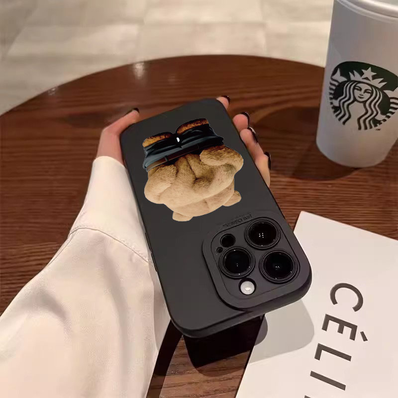 مضحك كول الدب سيليكون جراب هات - مراجعة Phone Cases Funny وسعره