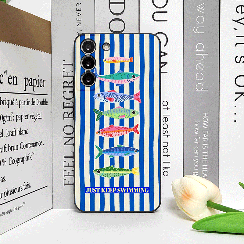غطاء هاتف لطيف بنمط مخطط على ش - مراجعة Phone Cases Funny وسعره