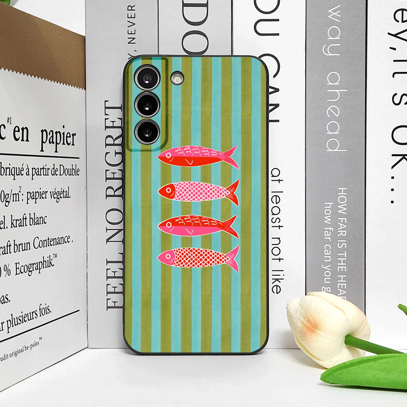 غطاء هاتف لطيف بنمط مخطط على ش - مراجعة Phone Cases Funny وسعره
