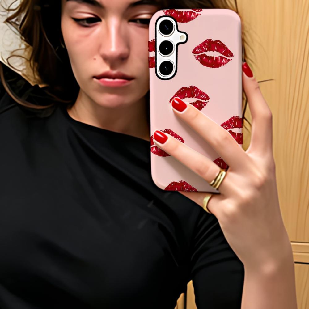 جراب هاتف بتصميم شفاه حمراء را - مراجعة Phone Cases Red وسعره