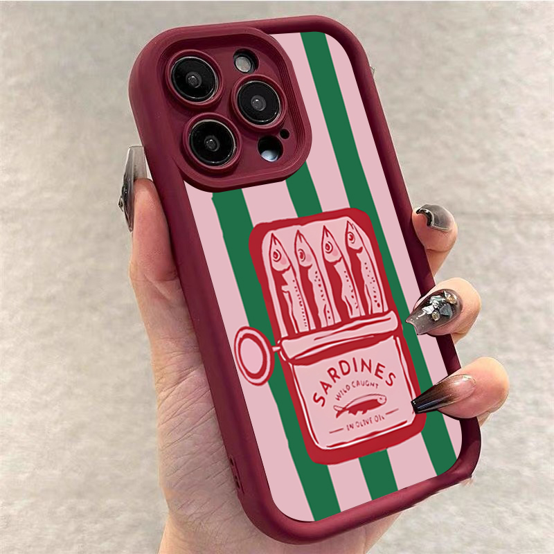 غطاء هاتف مخطط بتصميم علبة سرد - مراجعة Phone Cases Funny وسعره