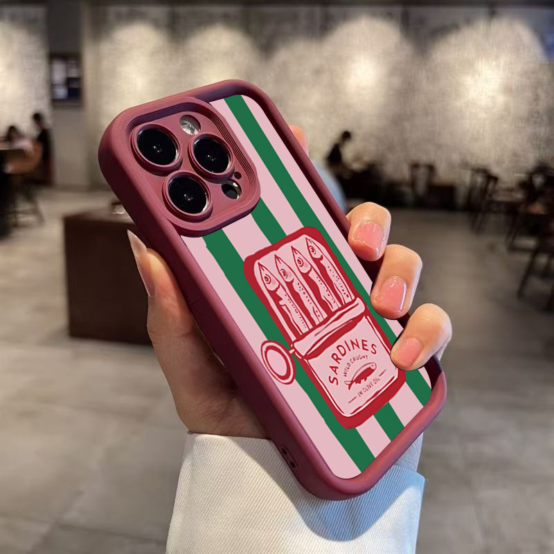 غطاء هاتف مخطط بتصميم علبة سرد - مراجعة Phone Cases Funny وسعره