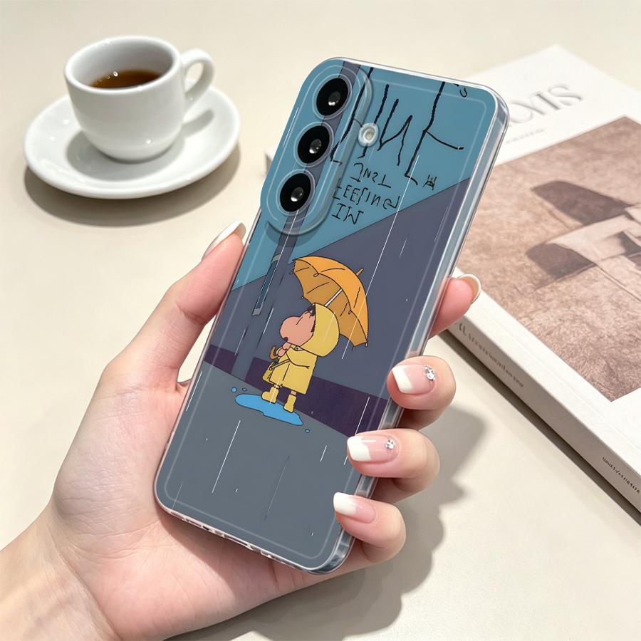 غطاء هاتف بتصميم صبي مع مظلة ص - مراجعة Phone Cases Samsung A14 وسعره