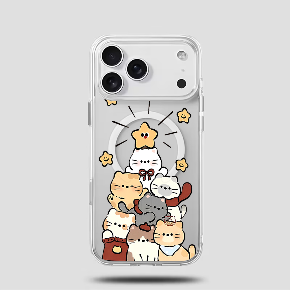 غطاء هاتف شفاف بتصميم قطة كرتو - مراجعة Phone Cases Cute Iphone 14 وسعره