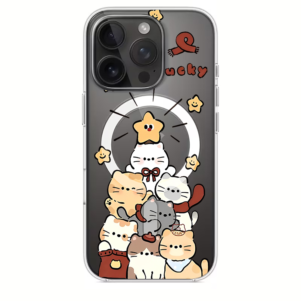 غطاء هاتف شفاف بتصميم قطة كرتو - مراجعة Phone Cases Cute Iphone 14 وسعره